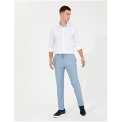 Açık Mavi Slim Fit Kumaş Pantolon