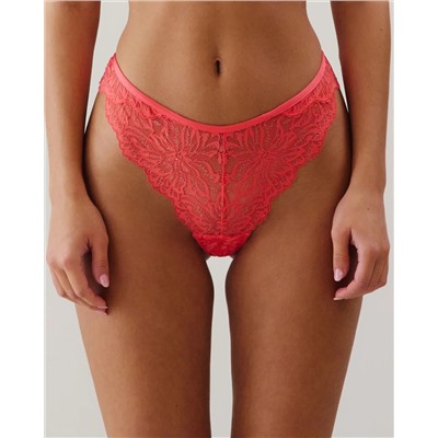 Culotte de encaje rosa