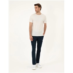 Lacivert Regular Fit Kargo Pantolon