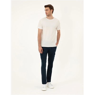Lacivert Regular Fit Kargo Pantolon