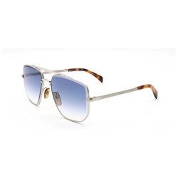 David Beckham  Men's Silver Square Sunglasses