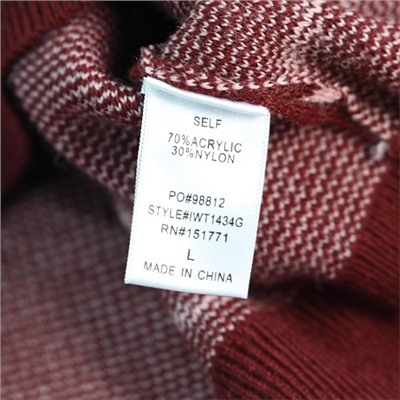 Женский свободный жаккардовый свитер