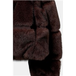 SHORT FAUX FUR COAT HEIQ XREFLEX™ SKI COLLECTION