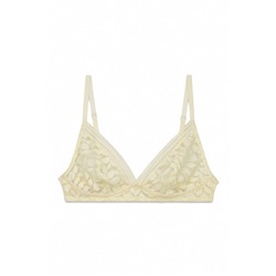 Sujetador trinagular NATURAL encaje beige
