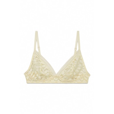 Sujetador trinagular NATURAL encaje beige