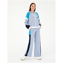 Mavi Flare Fit Eşofman Altı