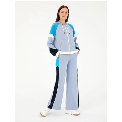 Mavi Flare Fit Eşofman Altı