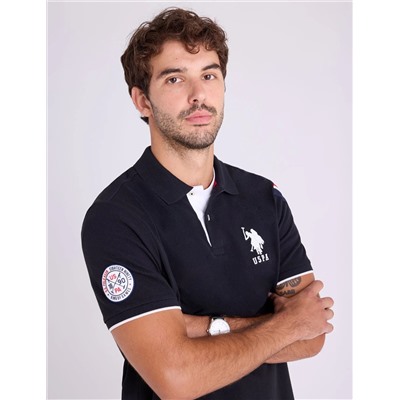 SIGNATURE TRICOT TAPE PIQUE POLO SHIRT