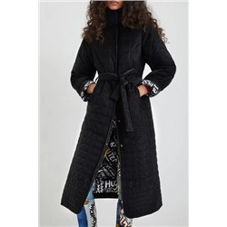 Abrigo padded cinturón