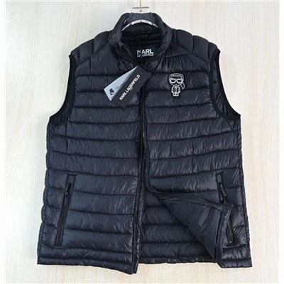 Мужской легкий стеганый жилет из мягкой эмульсионной ткани KARL LAGERFEL*D