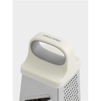 Терка, 21 см, четырехгранная, сталь/пластик, серо-бежевая, Universal