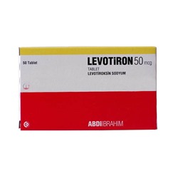 Levotiron 50 mcg 50 Tablet (название лекарства на русском / аналоги Левотирон / Левотироксин / L-тироксин)