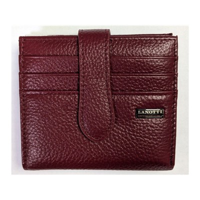 Кошелек-картхолдер Lanotti GL-25-142/бордовый