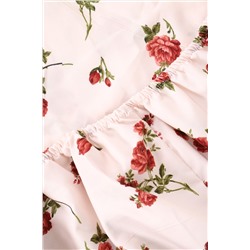 Постельное белье Розы прованс полисатин, наволочки 70х70см