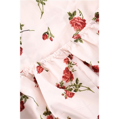 Постельное белье Розы прованс полисатин, наволочки 70х70см