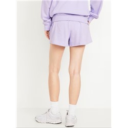 Extra High-Waisted SoComfy Sweat Shorts -- 3-inch inseam