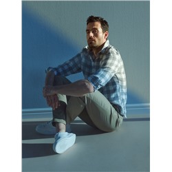 Slim-Fit-Chinohose mit hohem Baumwollanteil