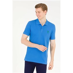 Erkek Saks Basic Polo Yaka Tişört