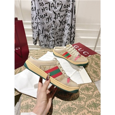 Модные кроссовки без задника 3 цвета ГУЧЧ*И