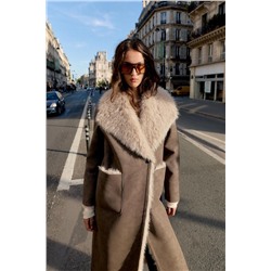 ABRIGO REVERSIBLE DOBLE FAZ EFECTO PELO