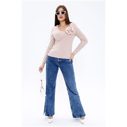 Лонгслив трикотажный Роза