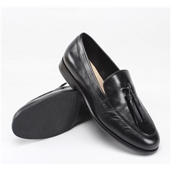 Лоферы из натуральной кожи с кисточками Эконик*а