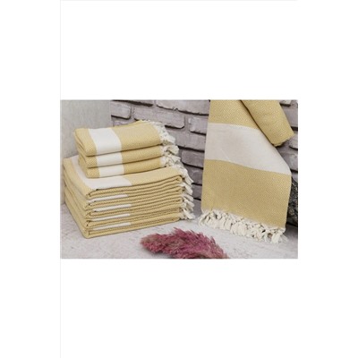 Fabric Box %100 Doğal Pamuk Elmas Peştemal Banyo Havlusu Türk Havlusu Hamam Plaj Havlusu