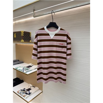 Футболка в полоску, модель унисекс 2 цвета  ПРАД*А