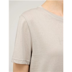 Бежевая базовая футболка HASS