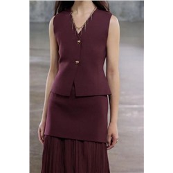 Женский вязаный жилет  ЗАР*А