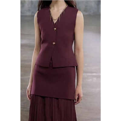 Женский вязаный жилет  ЗАР*А