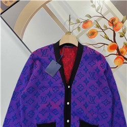 Вязаный неоновый кардиган Loui*s Vuitto*n