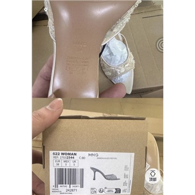 Женские босоножки на высоком каблуке МАНГ*О