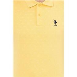 Erkek Açık Sarı Polo Yaka Tişört