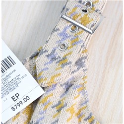 Женское элегантное платье с узором «гусиная лапка»