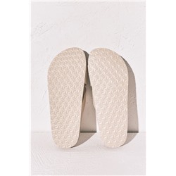 Sandalia bio tiras cruzadas beige