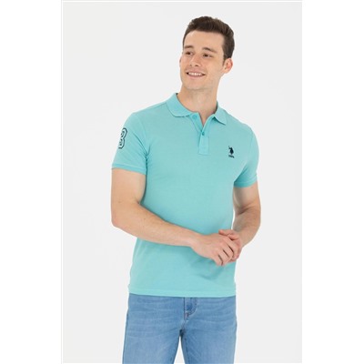 Erkek Mint Basic Polo Yaka Tişört