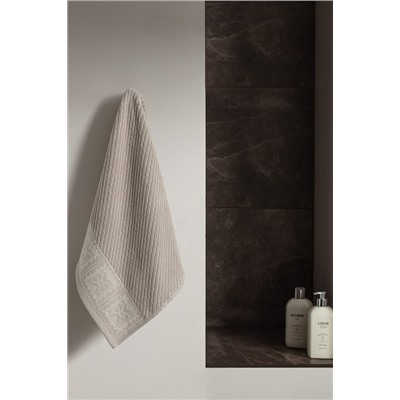 Zeste %100 Pamuk Yüz Havlusu - Bej - 50x70 cm