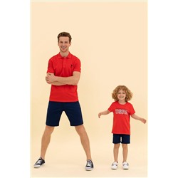 Erkek Çocuk Lacivert Dokuma Şort