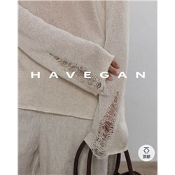 Лёгкий полупрозрачный лонгслив из смесового льна  (4 цвета)