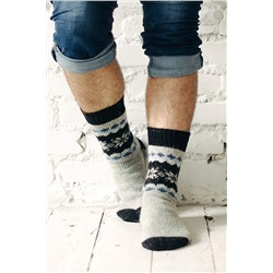 Носки шерстяные мужские Снегопад