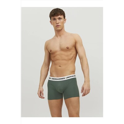 Jack & Jones Logo Detayli 3'lü Boxer Paketi- Rikki