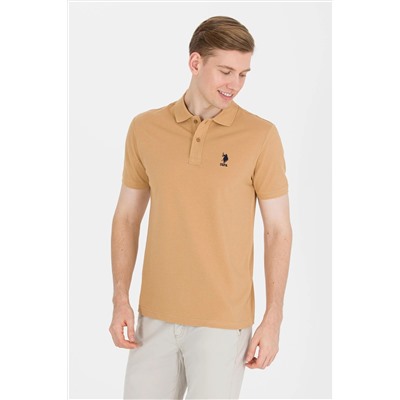 Erkek Camel Basic Polo Yaka Tişört