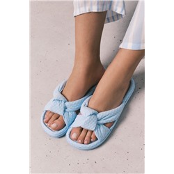 Zapatillas casa lazada volumen azul