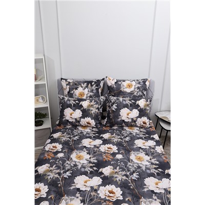 Простыня поплин Темная ночь 2