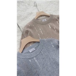 Кашемировый свитер с пайетками  Brunell*o Cucinell*i