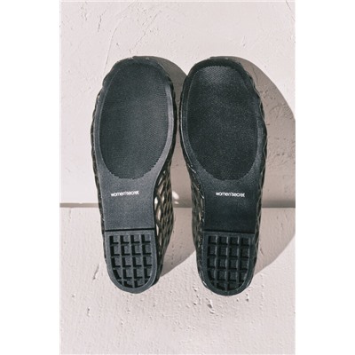 Sandalias jelly efecto red negras