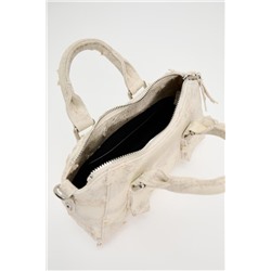 DISTRESSED FABRIC CITY BAG
