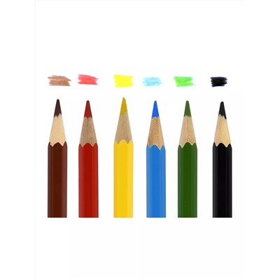 Карандаши цветные 6 шт 60948