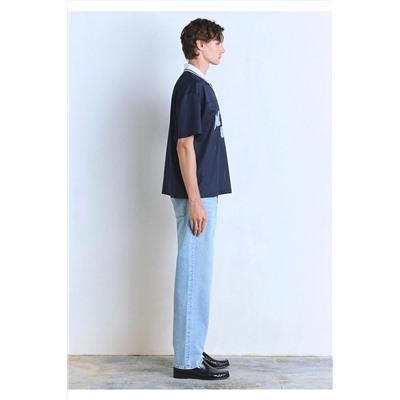 Mavi Mvjns 91 Baskılı Lacivert Forma Tişört Loose Fit / Bol Rahat Kesim 0612778-70487